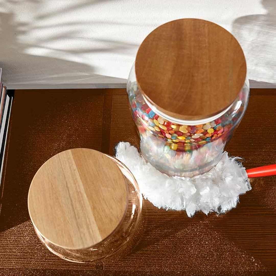 Vileda Flex&Catch plumeau, met korte steel, 2 patronen inbegrepen, antislip, flexibele kop, 179432