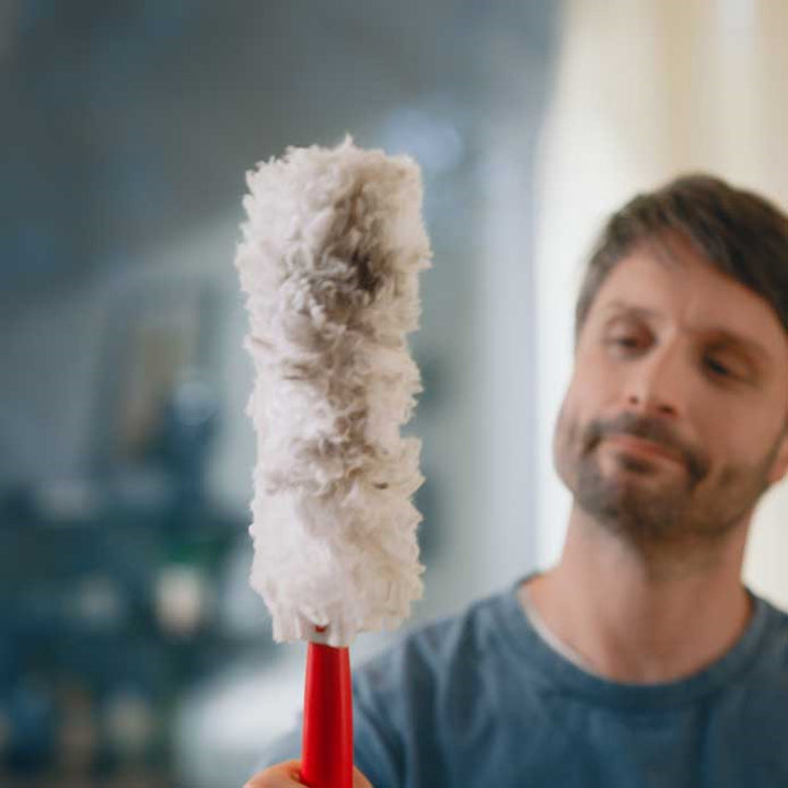 Vileda Flex&Catch stofbezem navullingen, 10 stuks, 100% gerecyclede vezels, 360° navulling