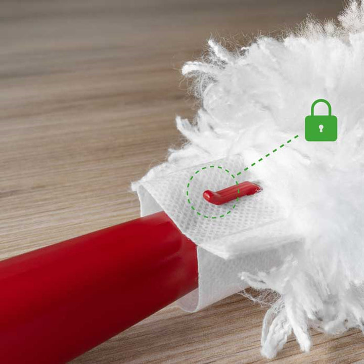 Vileda Flex&Catch stofbezem navullingen, 10 stuks, 100% gerecyclede vezels, 360° navulling