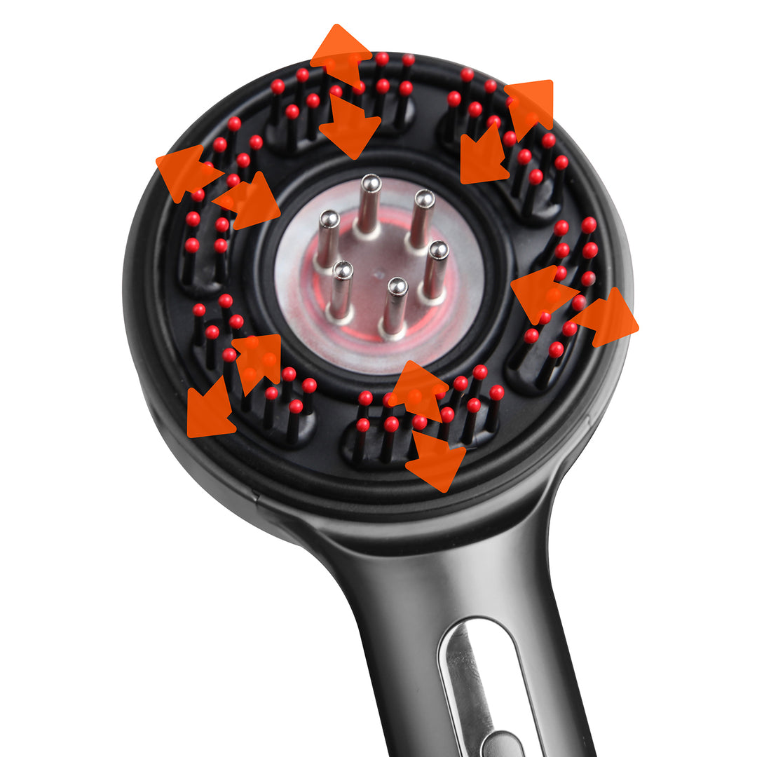 REGENERATING HAIRBRUSH MASSAGER Masserende borstel voor haar en hoofdhuid MT6537