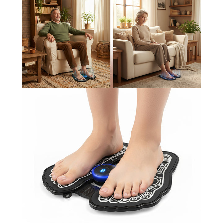 Media-Tech voetmassageapparaat, massage via EMS-elektrostimulatie, 8 standen, 19 intensiteitsniveaus, MT6527