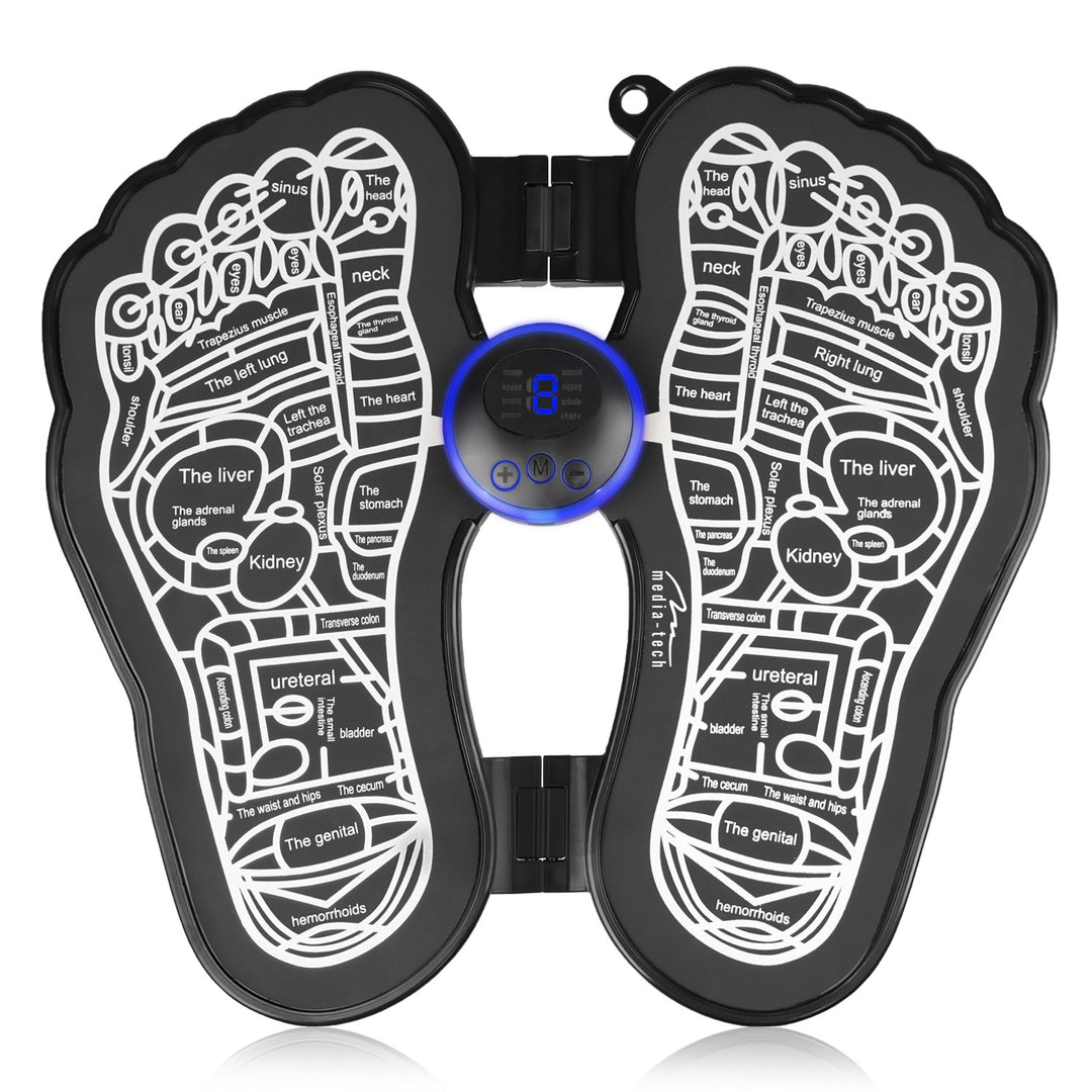 Media-Tech voetmassageapparaat, massage via EMS-elektrostimulatie, 8 standen, 19 intensiteitsniveaus, MT6527