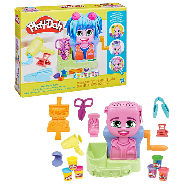 Play-Doh kapsalon, creatief speelgoed, pastryoline, F8807