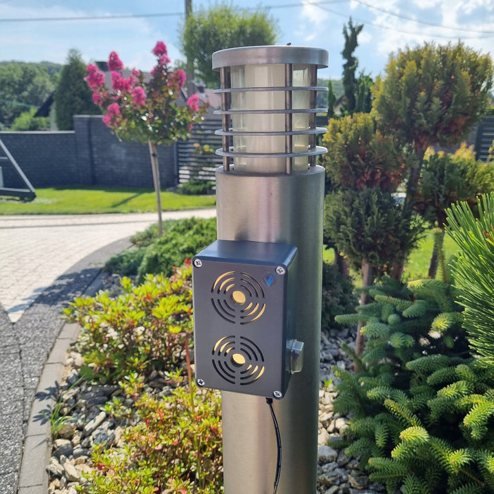 Knaagdierafweermiddel, marter, rat, muisafweermiddel Viano, energiebesparende ultrasone generator, IP65, Waterpro