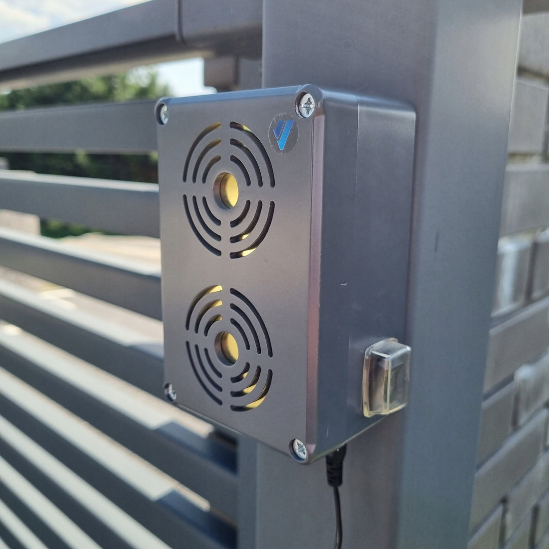 Knaagdierafweermiddel, marter, rat, muisafweermiddel Viano, energiebesparende ultrasone generator, IP65, Waterpro