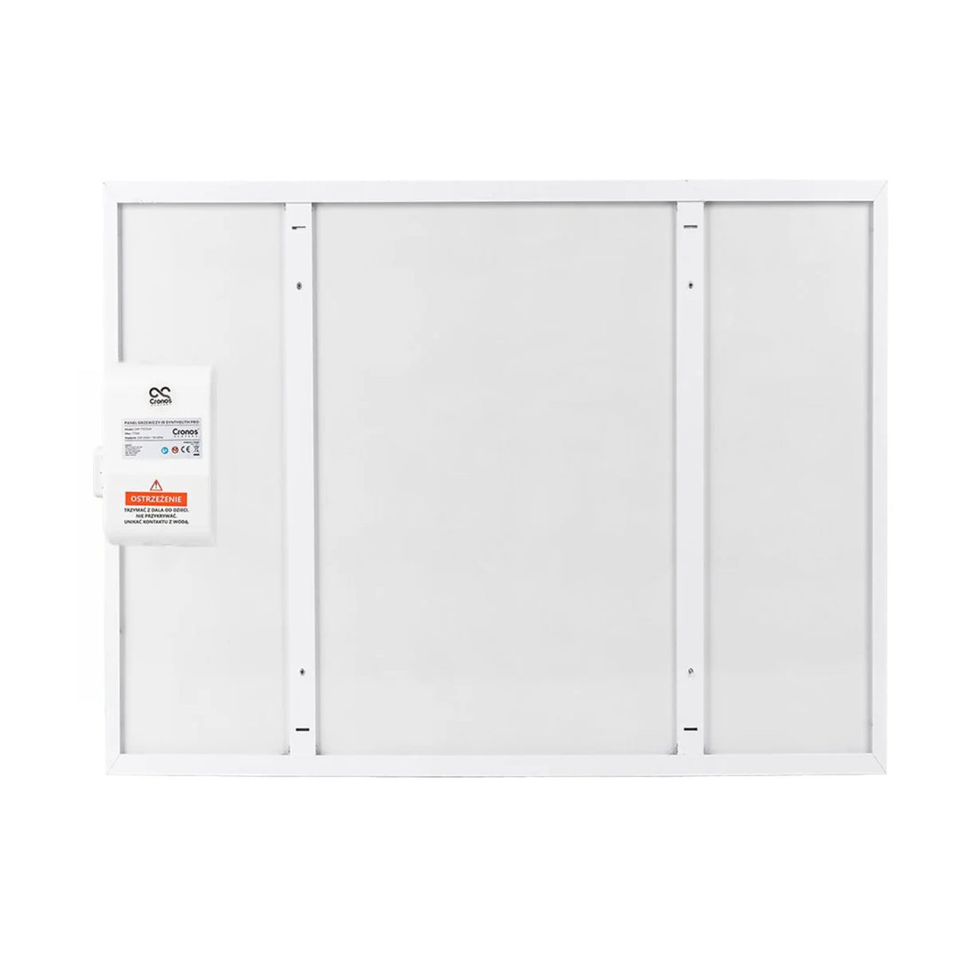 Cronos infraroodverwarming, 500W, wit, allergievriendelijk, ultradun, mat oppervlak, verwarmt tot 14m2, Synthelith PRO CRP-500TWP Wit
