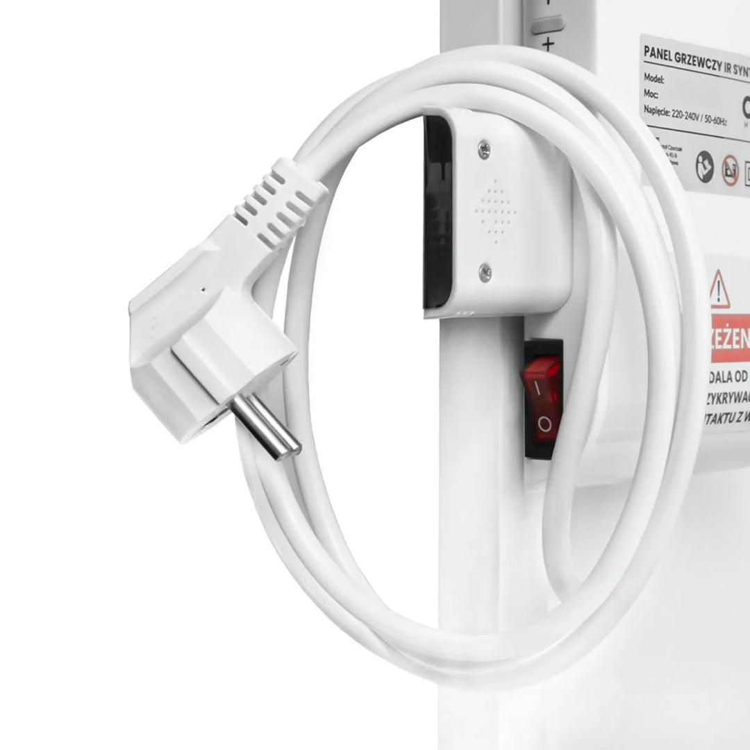 Cronos infraroodverwarming, 500W, wit, allergievriendelijk, ultradun, mat oppervlak, verwarmt tot 14m2, Synthelith PRO CRP-500TWP Wit