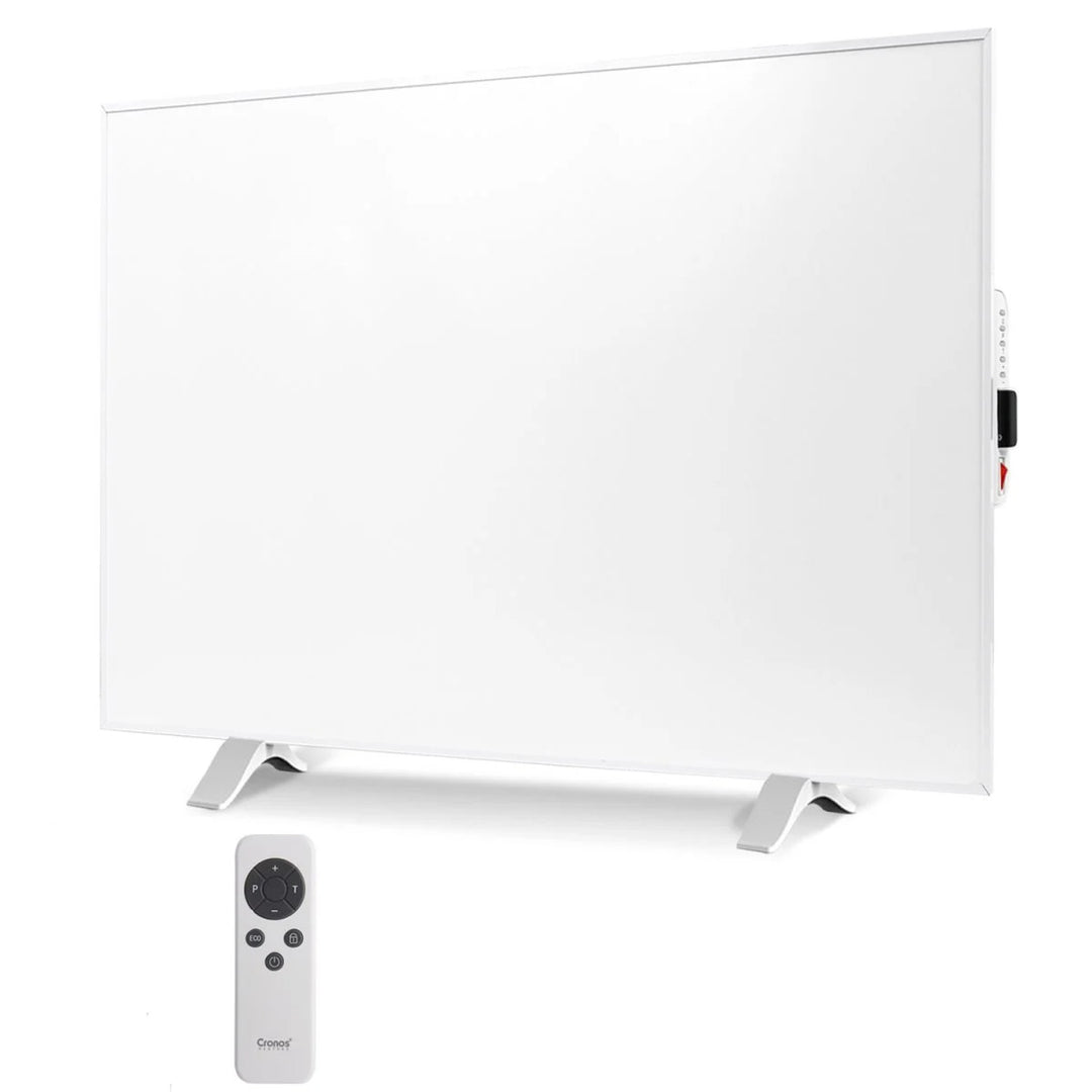 Cronos infraroodverwarming, 500W, wit, allergievriendelijk, ultradun, mat oppervlak, verwarmt tot 14m2, Synthelith PRO CRP-500TWP Wit