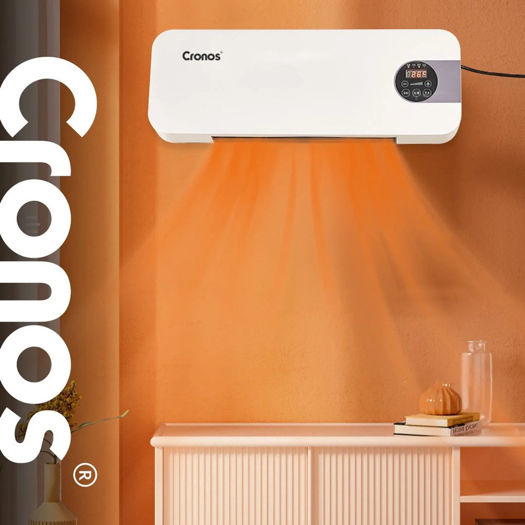 Cronos ventilator luchtgordijn, 1500W, laag stroomverbruik, brede uitblaashoek, afstandsbediening, HFH-201