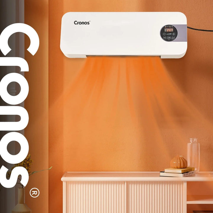 Cronos ventilator luchtgordijn, 1500W, laag stroomverbruik, brede uitblaashoek, afstandsbediening, HFH-201