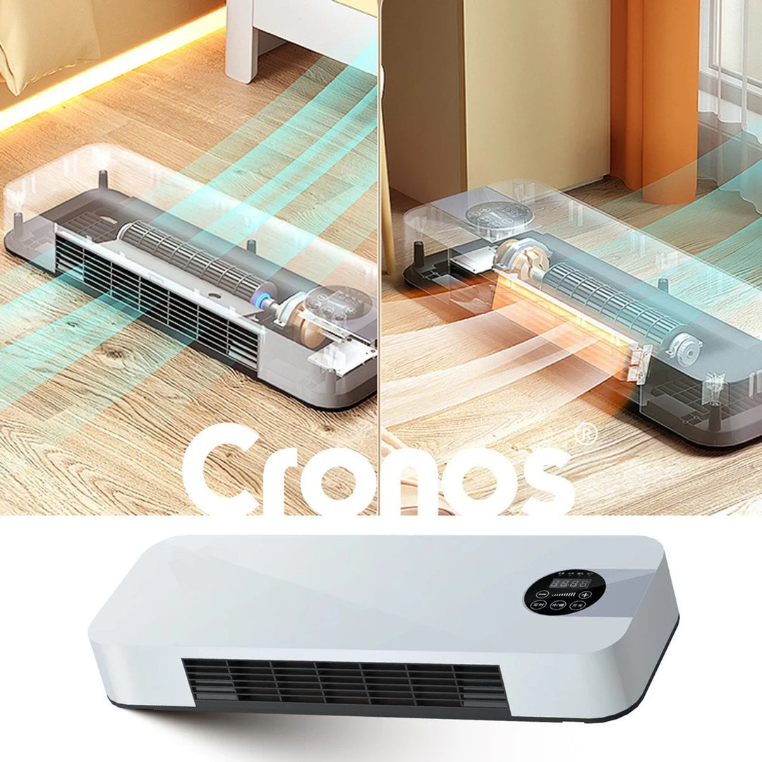 Cronos ventilator luchtgordijn, 1500W, laag stroomverbruik, brede uitblaashoek, afstandsbediening, HFH-201
