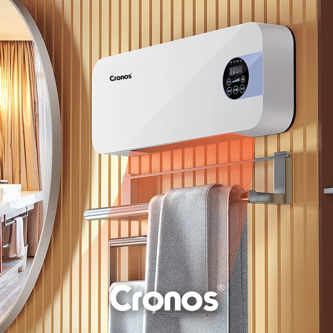 Cronos ventilator luchtgordijn, 1500W, laag stroomverbruik, brede uitblaashoek, afstandsbediening, HFH-201