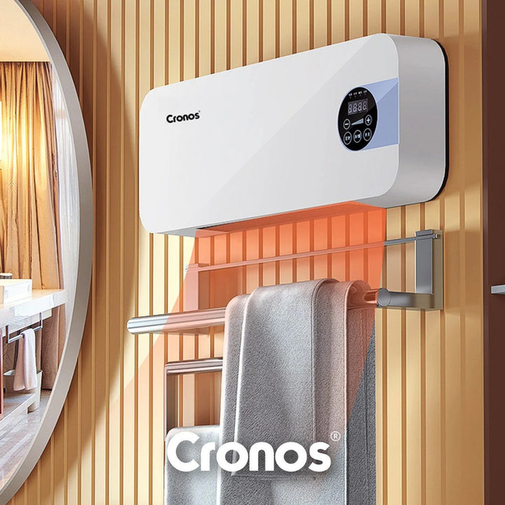 Cronos ventilator luchtgordijn, 1500W, laag stroomverbruik, brede uitblaashoek, afstandsbediening, HFH-201