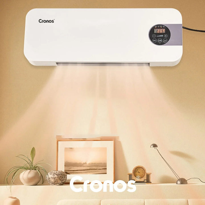 Cronos ventilator luchtgordijn, 1500W, laag stroomverbruik, brede uitblaashoek, afstandsbediening, HFH-201