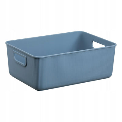 Akita Plast Team opslagcontainer, blauw, 10L, 100% gerecycled, 60840800