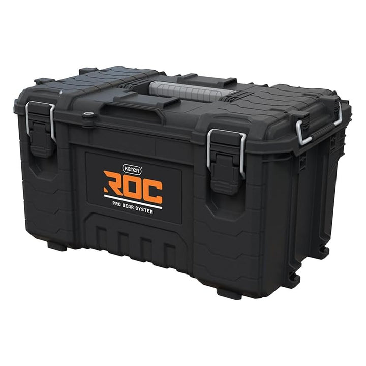 Keter ROC Pro Gear 2.0 gereedschapskist, draagvermogen 54 kg, voorzien van Pro Mount-beugels, inclusief organizer, kan aan de muur worden opgehangen, 256984