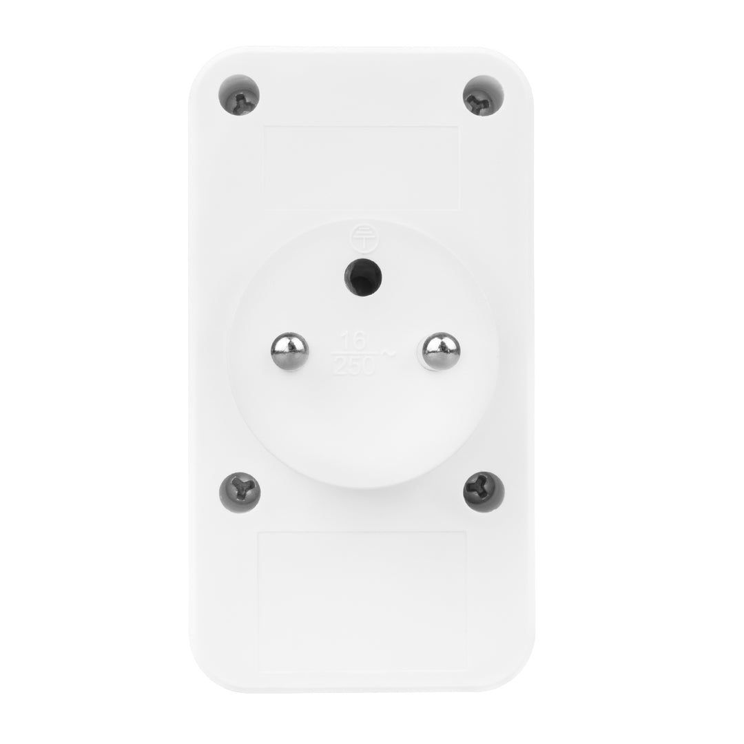 Maclean contactdoos x2 + 4xUSB, splitter met 2 contactdozen, 2xUSB A, 2xUSB C PD 20W, 1x16A + 1x6A, MCE249 F/W, 3 stuks