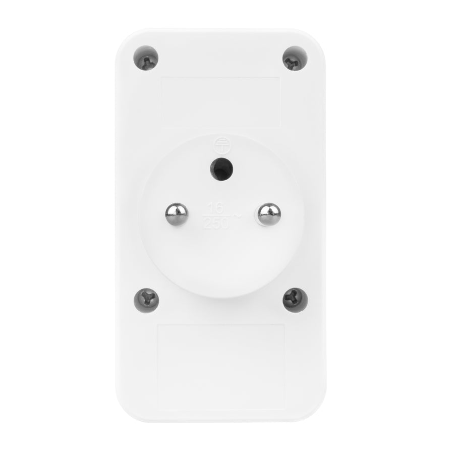 Maclean contactdoos x2 + 4xUSB, splitter met 2 contactdozen, 2xUSB A, 2xUSB C PD 20W, 1x16A + 1x6A, MCE249 F/W, 3 stuks
