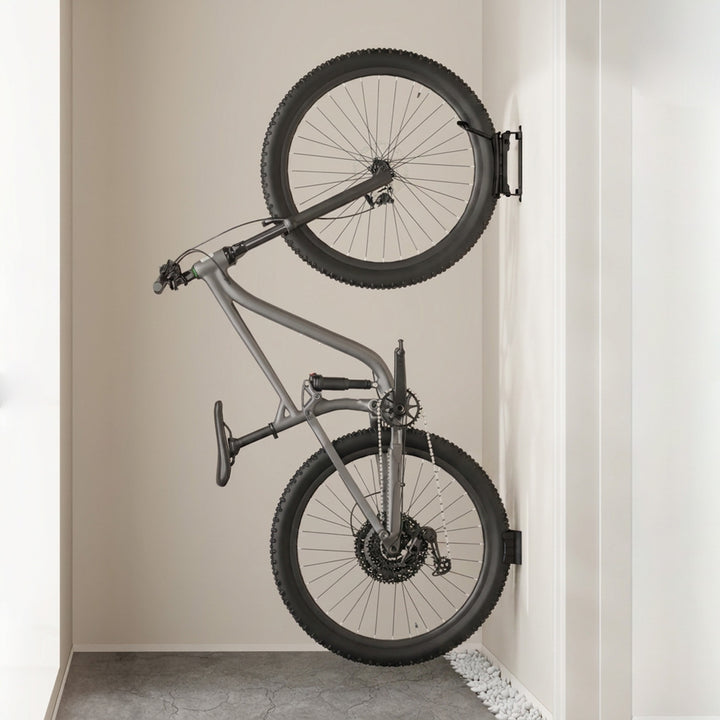 Maclean fietsrek / wandhouder, max. draagvermogen 35 kg, instelbare hellingshoek, staal, MC-171