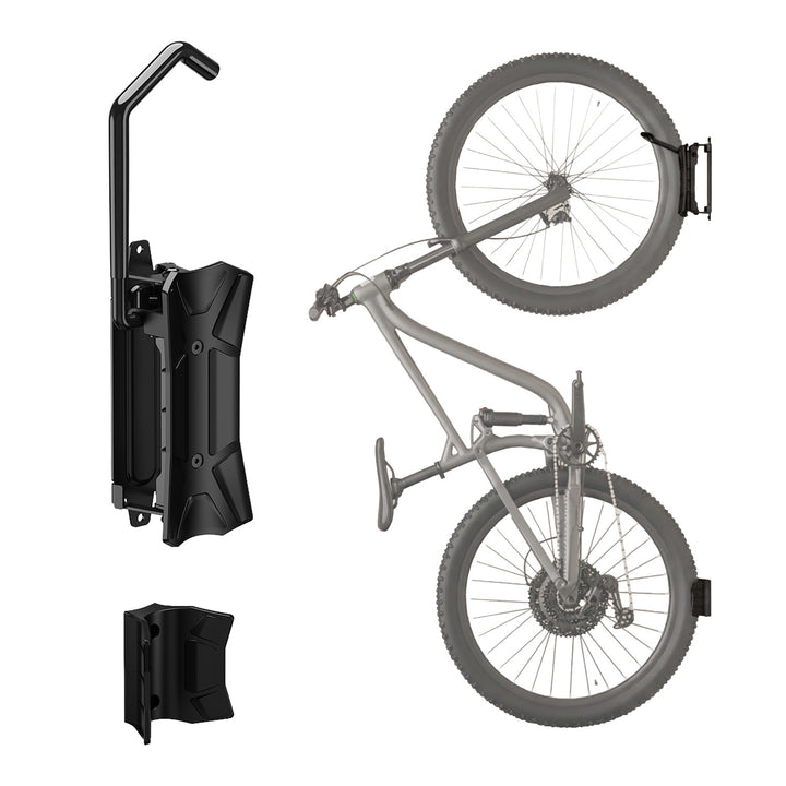 Maclean fietsrek / wandhouder, max. draagvermogen 35 kg, instelbare hellingshoek, staal, MC-171