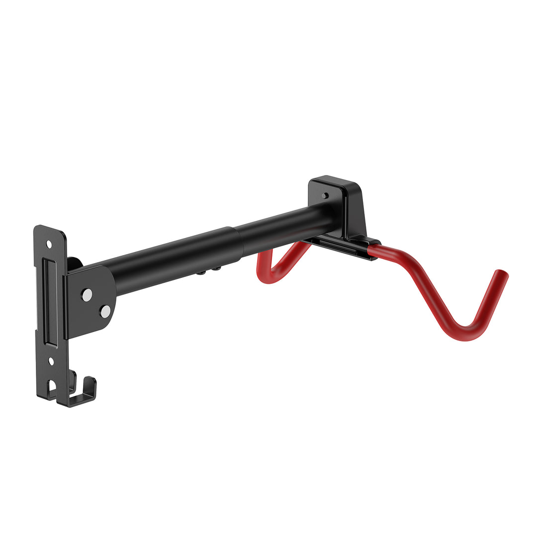 Maclean fietsrek / wandhouder, horizontaal, staal, max. belasting 30 kg, hoekverstelling, MC-172