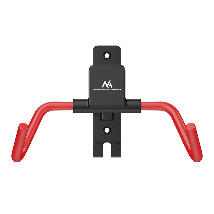 Maclean fietsrek / wandhouder, horizontaal, staal, max. belasting 30 kg, hoekverstelling, MC-172