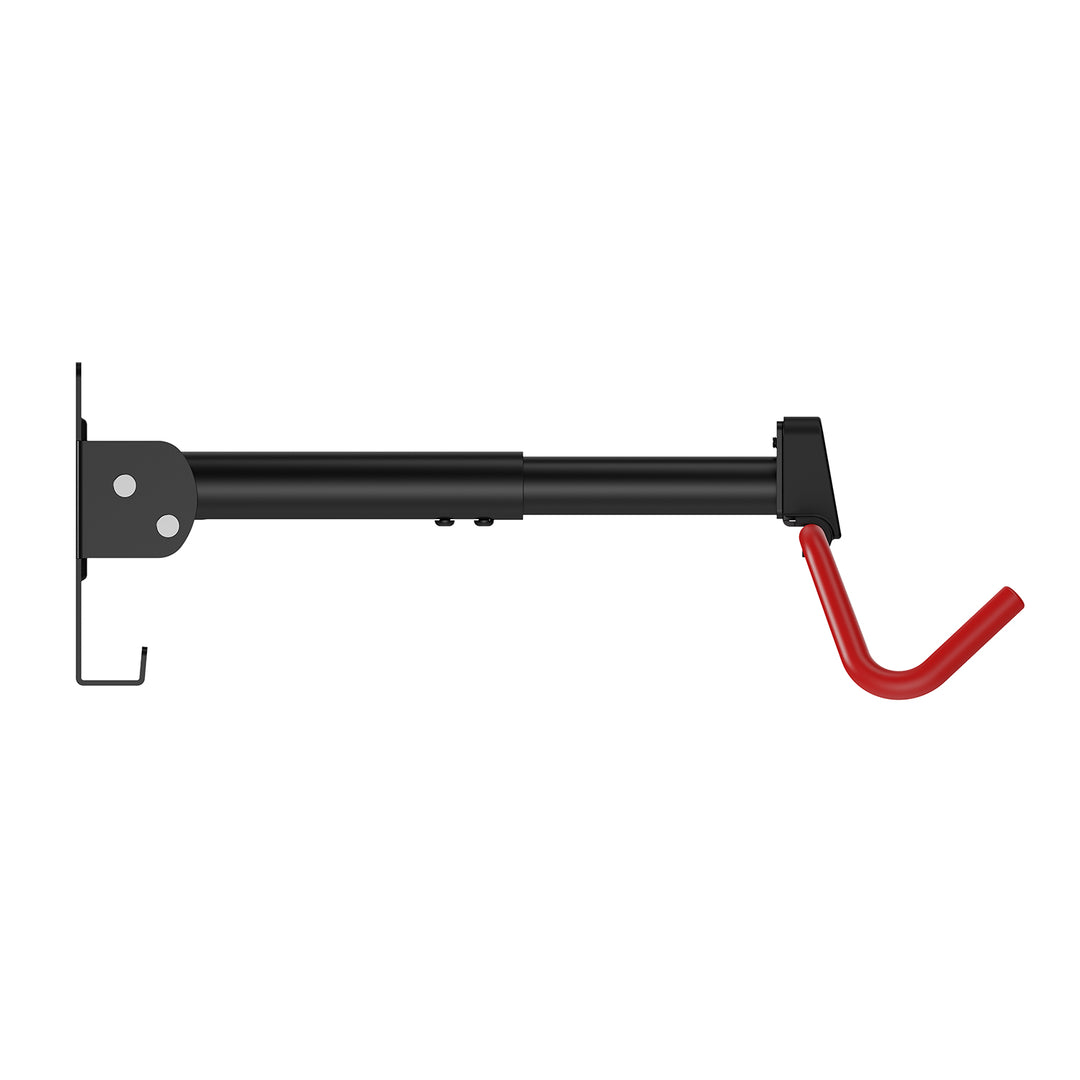 Maclean fietsrek / wandhouder, horizontaal, staal, max. belasting 30 kg, hoekverstelling, MC-172