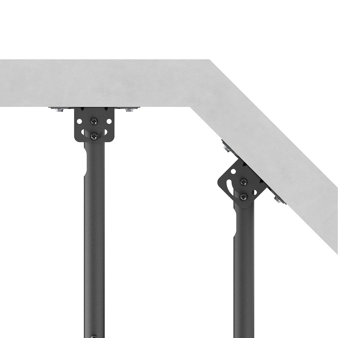 Plafondbeugel / -hanger voor tv's van Maclean, max. draagvermogen 50 kg, 37-86", max. VESA 600x400, MC-173