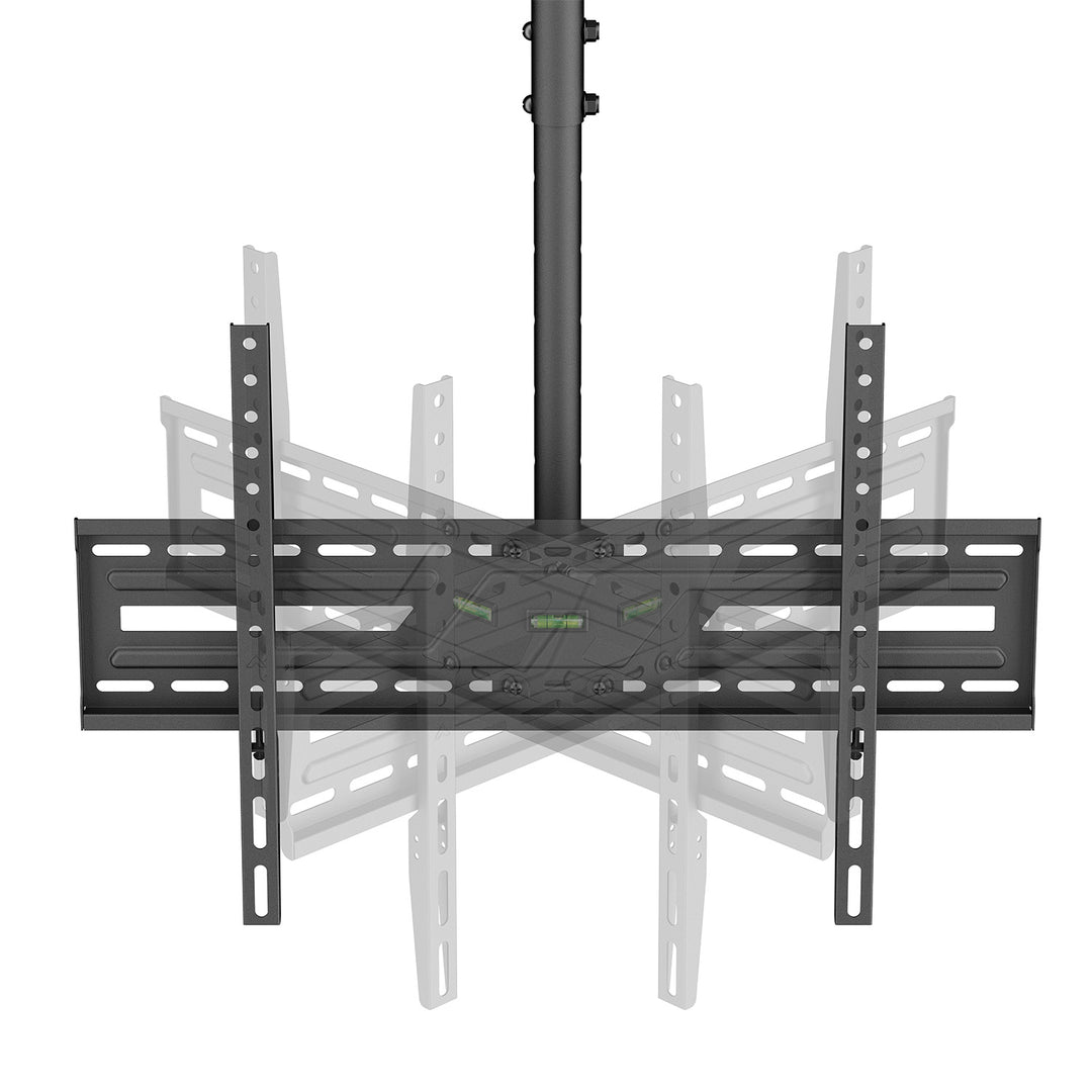 Plafondbeugel / -hanger voor tv's van Maclean, max. draagvermogen 50 kg, 37-86", max. VESA 600x400, MC-173