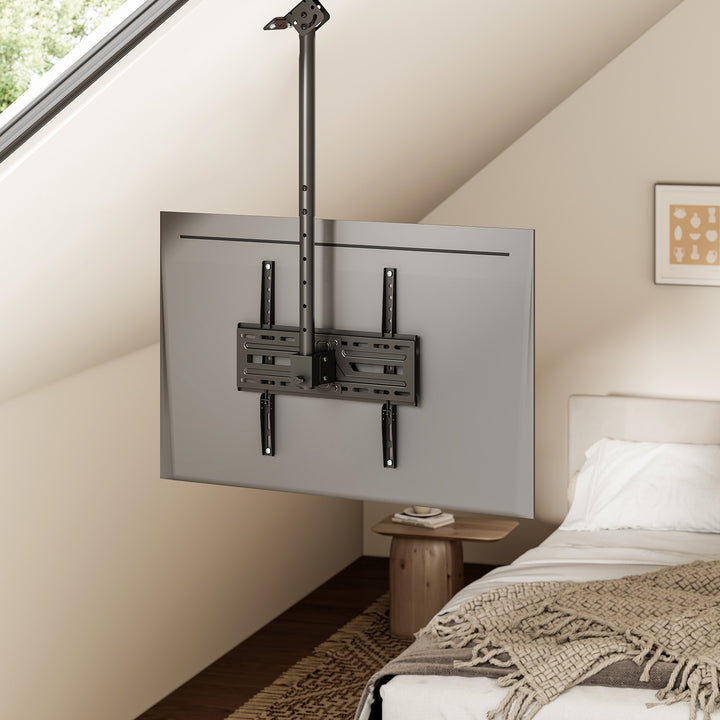 Plafondbeugel / -hanger voor tv's van Maclean, max. draagvermogen 50 kg, 37-86", max. VESA 600x400, MC-173