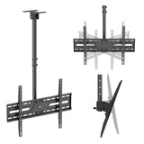 Plafondbeugel / -hanger voor tv's van Maclean, max. draagvermogen 50 kg, 37-86", max. VESA 600x400, MC-173