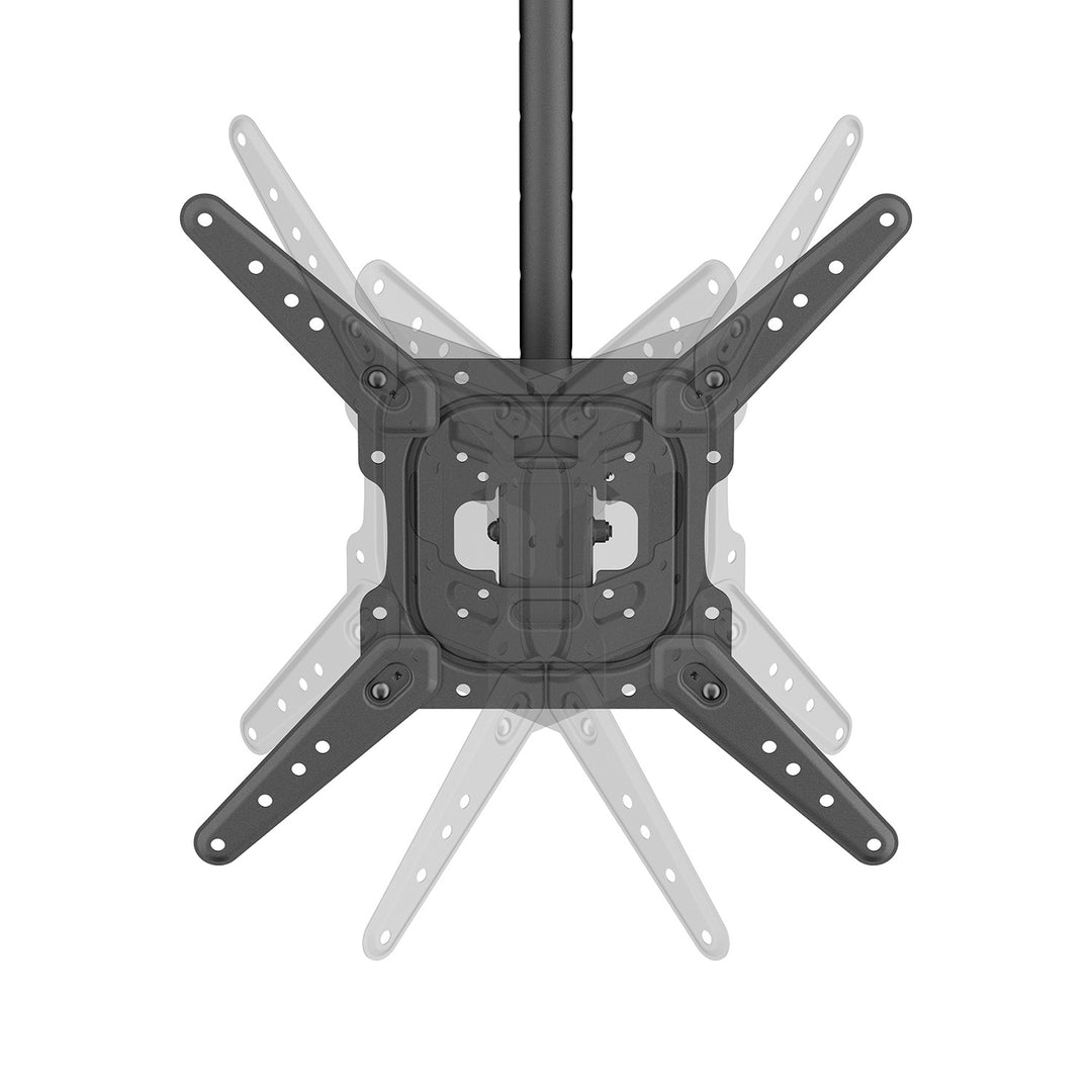 Plafondbeugel / -hanger voor tv's van Maclean, max. draagvermogen 35 kg, 23-55", max. VESA 400x400, MC-174