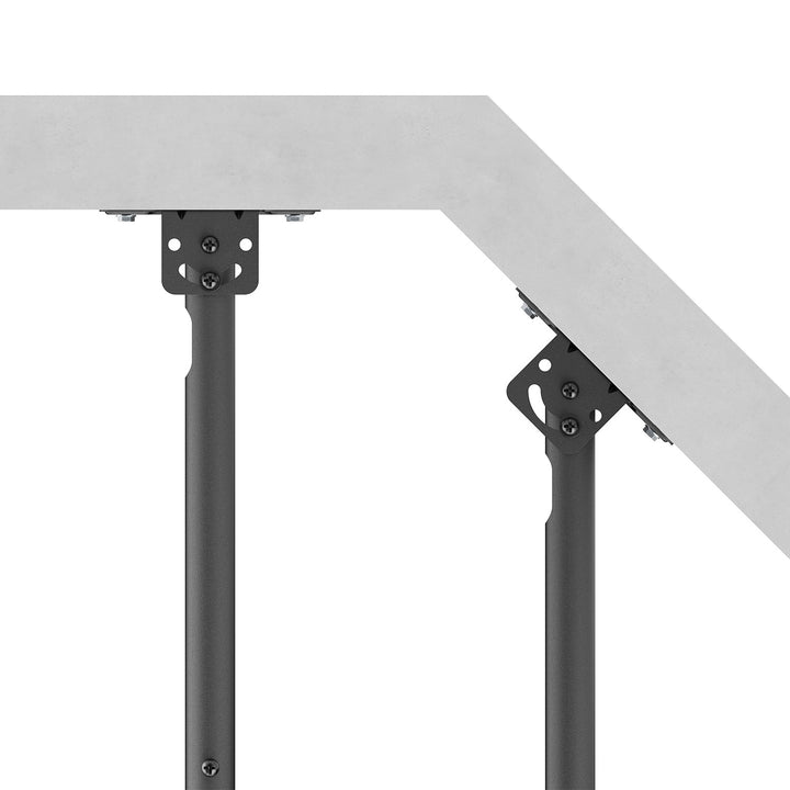 Plafondbeugel / -hanger voor tv's van Maclean, max. draagvermogen 50 kg, 37-75", max. VESA 400x400, MC-175