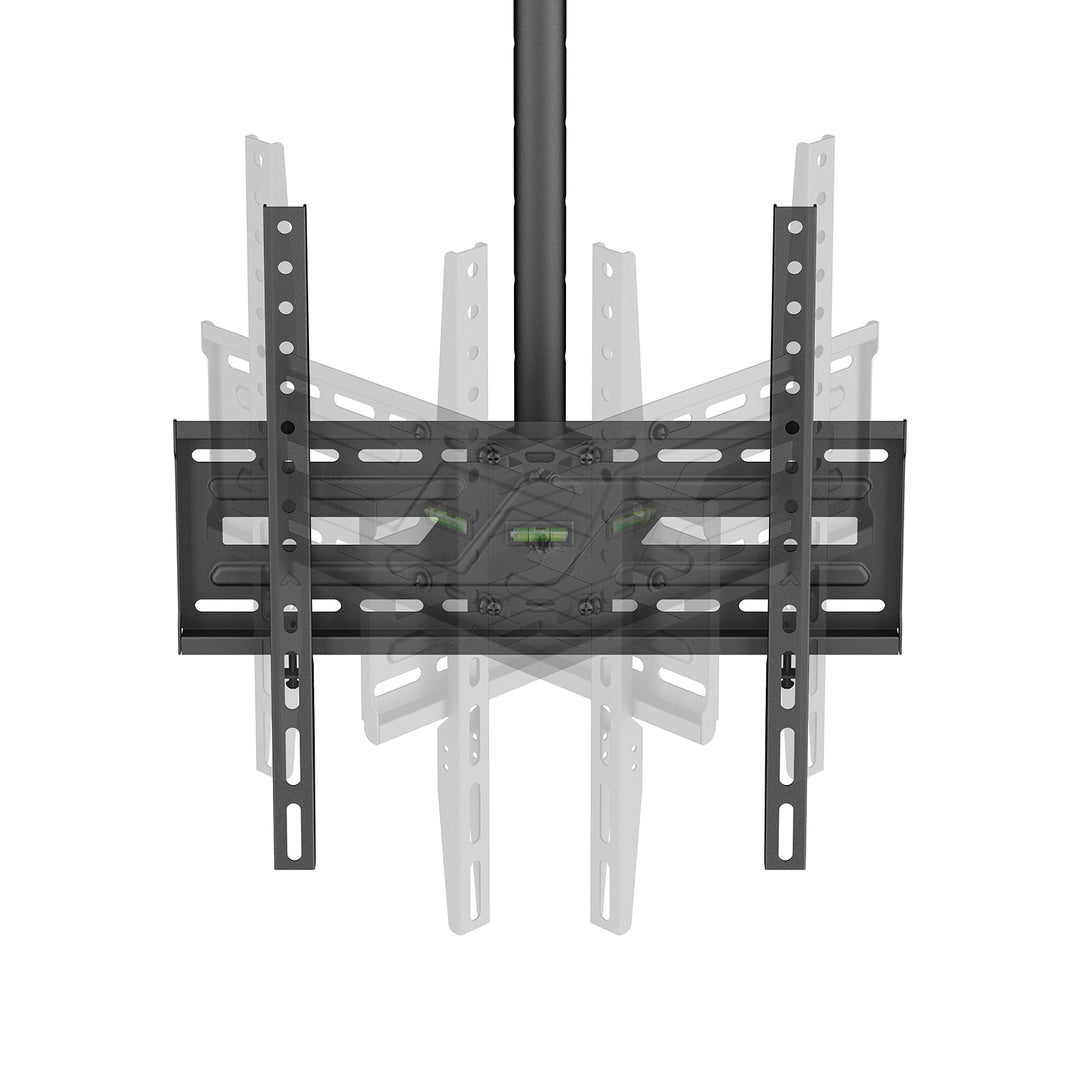 Plafondbeugel / -hanger voor tv's van Maclean, max. draagvermogen 50 kg, 37-75", max. VESA 400x400, MC-175