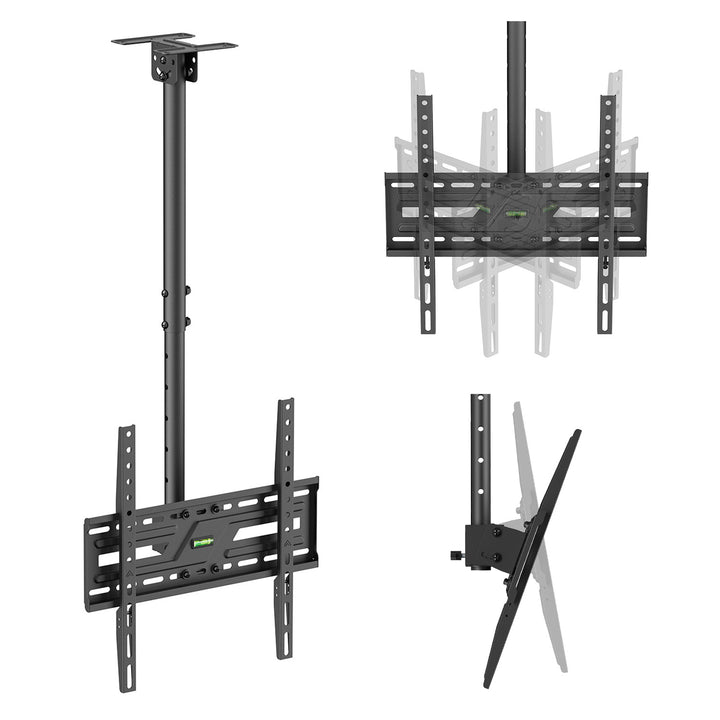Plafondbeugel / -hanger voor tv's van Maclean, max. draagvermogen 50 kg, 37-75", max. VESA 400x400, MC-175