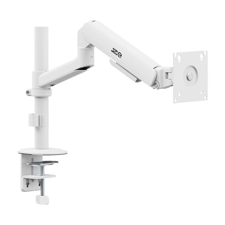Ergo Office-monitorhouder/-beugel, gasveer, 17"-32", 1-10 kg, matwit, max. VESA 100x100, ER-691 W