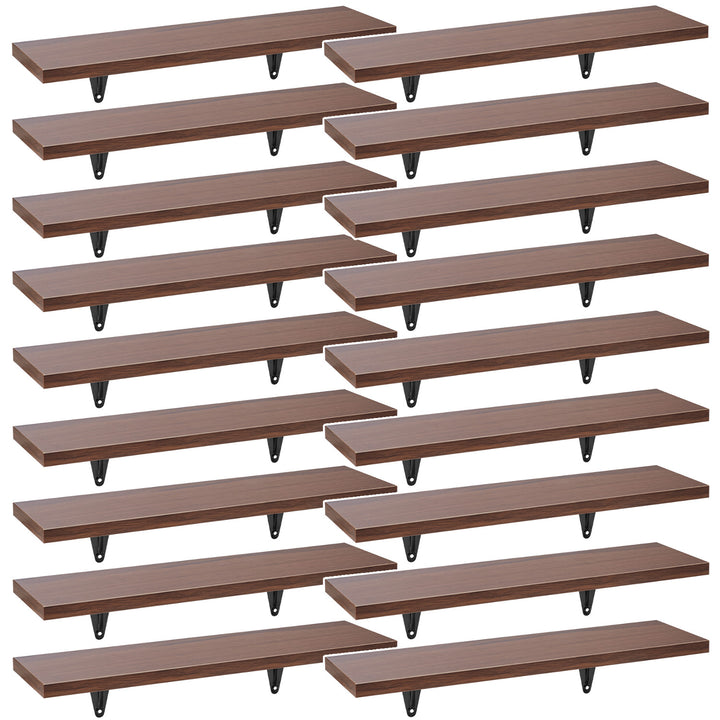 Maclean wandplanken, set van 18 stuks, max. 8kg, voor wandmontage, MC-331