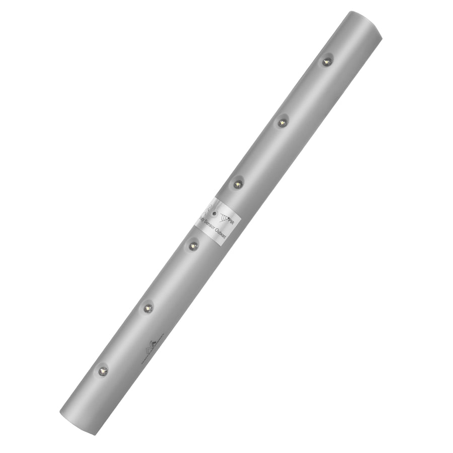 Maclean 6LED keukenlamp voor onder een kastje, langwerpig, met bewegingssensor, 5xAA, MCE123 + 5x AAA alkalinebatterij Varta Industrial