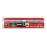 Maclean 6LED keukenlamp voor onder een kastje, langwerpig, met bewegingssensor, 5xAA, MCE123 + 5x AAA alkalinebatterij Varta Industrial