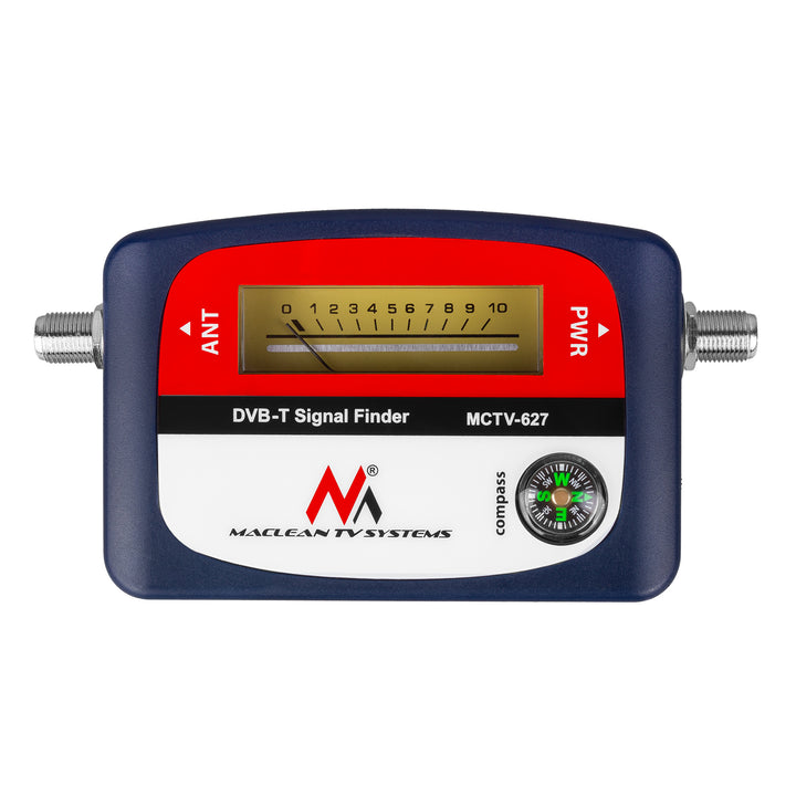 Maclean DVB-T TV meter, koffer, kabel 25 cm F-F, MCTV-627 + 10x AA Varta Industrial batterijen