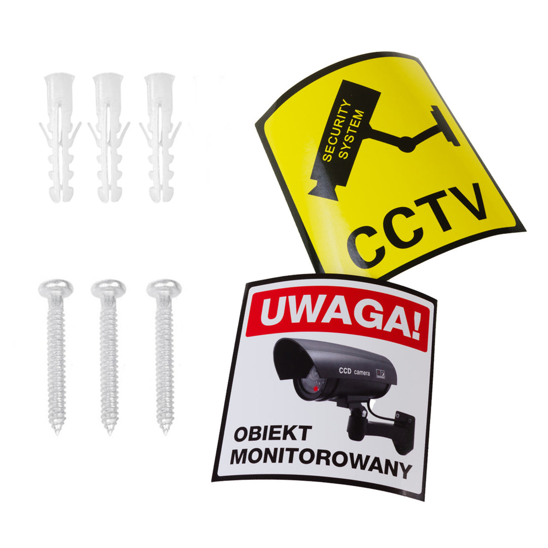 Dummy camera met knipperende LED IR1100 S IR extern + 2x Varta Industrial AA batterijen