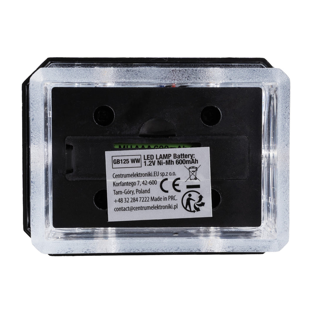 GreenBlue LED-zonnelamp voor paal, 60 x 40 mm, envelopvormige kap, 3200 K, GB125 WW