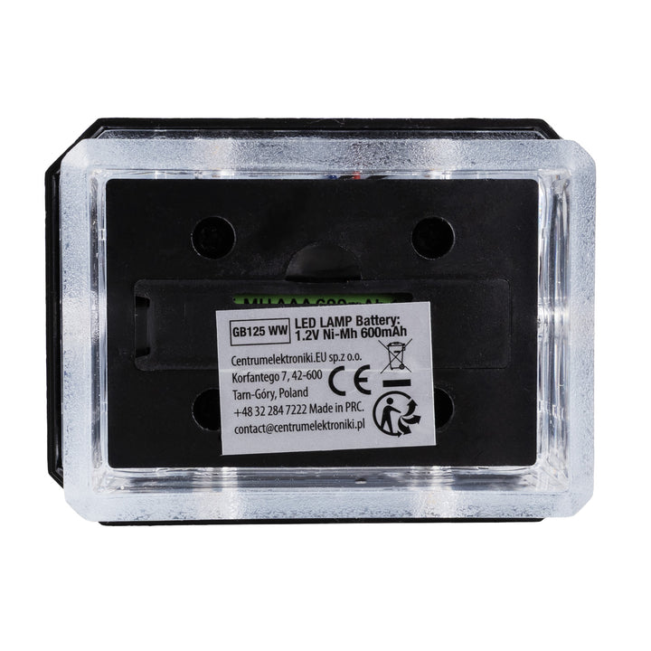 GreenBlue LED-zonnelamp voor paal, 60 x 40 mm, envelopvormige kap, 3200 K, GB125 WW