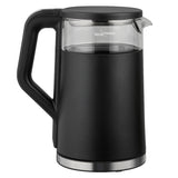 GreenBlue snoerloze waterkoker, inhoud 1,7 l, glazen waterreservoir, duidelijk display, temperatuurkeuze, 2200 W, GB670 B