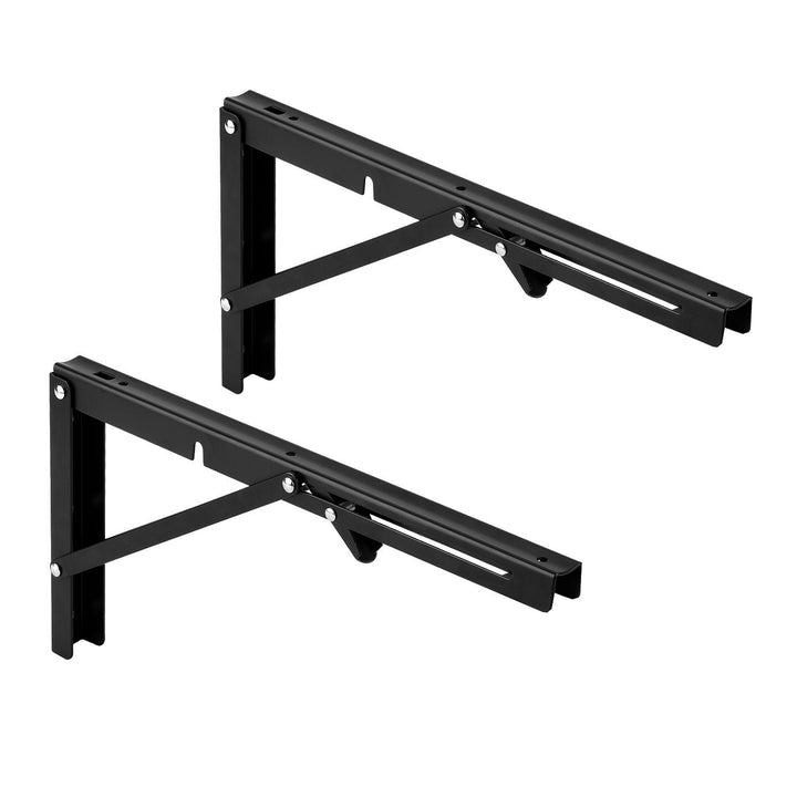 Inklapbare beugel voor Maclean-wandplank, min. 250 mm, max. 500 mm, max. 50 kg, 2 stuks, MC-194