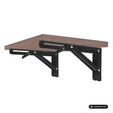 Inklapbare beugel voor Maclean-wandplank, min. 250 mm, max. 500 mm, max. 50 kg, 2 stuks, MC-194