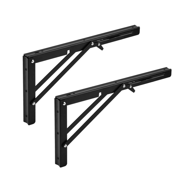 Inklapbare beugel voor Maclean-wandplank, min. 300 mm, max. 600 mm, max. 50 kg, 2 stuks, MC-195