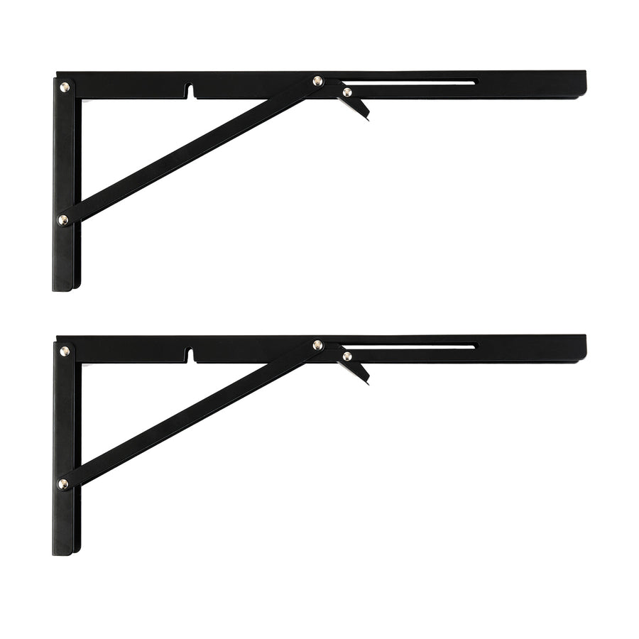 Inklapbare beugel voor Maclean-wandplank, min. 350 mm, max. 700 mm, max. 50 kg, 2 stuks, MC-196