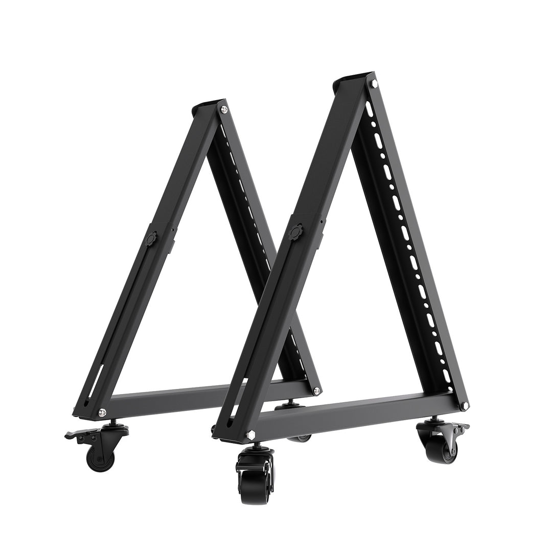 Maclean tv-kar / vloerstandaard, 37-80", max. VESA 800x400, max. 75 kg, verplaatsbaar, wielvergrendeling, MC-183