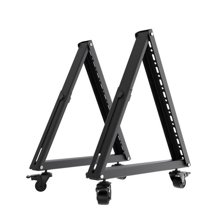 Maclean tv-kar / vloerstandaard, 37-80", max. VESA 800x400, max. 75 kg, verplaatsbaar, wielvergrendeling, MC-183